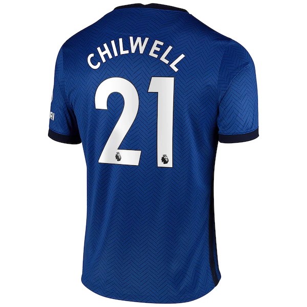 Camiseta Chelsea NO.21 Chilwell Primera Equipación 2020-2021 Azul